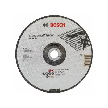   BOSCH Vágókorong fémre 230 x 1,9 x 22,2 mm Standard for Inox hajlított WA 36 R BF