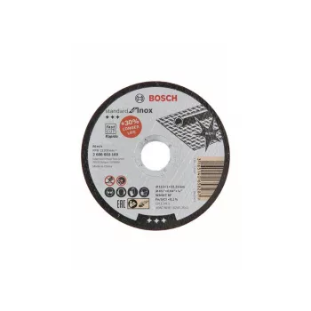   BOSCH Vágókorong fémre 115 x 1,0 x 22,2 mm inox egyenes WA 60 T BF Rapido