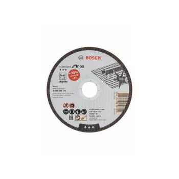   BOSCH Vágókorong fémre 125 x 1,0 x 22,2 mm inox egyenes WA 60 T BF Rapido