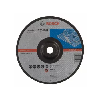   BOSCH Tisztítókorong fémre 230 x 6,0 x 22,2 mm hajlított Standard for Metal A 24 P BF