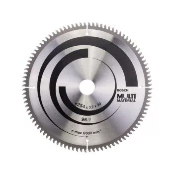  BOSCH Fűrésztárcsa univerzális 254 x 30 x 3,2 mm / 96T MultiMaterial HLTCG
