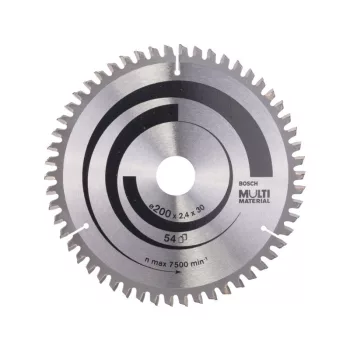   BOSCH Fűrésztárcsa univerzális 200 x 30 x 2,4 mm / 54T MultiMaterial HLTCG
