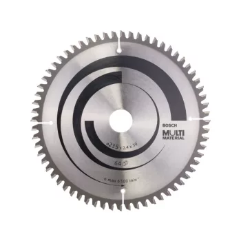   BOSCH Fűrésztárcsa univerzális 235 x 30/25 x 2,4 mm / 64T MultiMaterial HLTCG