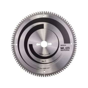   BOSCH Fűrésztárcsa univerzális 300 x 30 x 3,2 mm / 96T MultiMaterial HLTCG