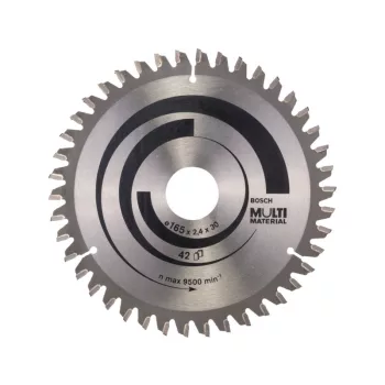   BOSCH Fűrésztárcsa univerzális 165 x 30/20 x 2,4 mm / 42T MultiMaterial HLTCG