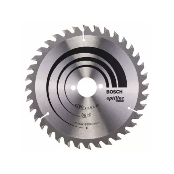   BOSCH Fűrésztárcsa fához 190 x 30 x 2,6 mm / 36T Optiline Wood ATB