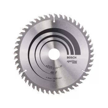   BOSCH Fűrésztárcsa fához 210 x 30 x 2,8 mm / 48T Optiline Wood ATB
