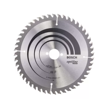   BOSCH Fűrésztárcsa fához 230 x 30 x 2,8 mm / 48T Optiline Wood ATB
