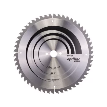   BOSCH Fűrésztárcsa fához 350 x 30 x 3,5 mm / 54T Optiline Wood ATB / UW