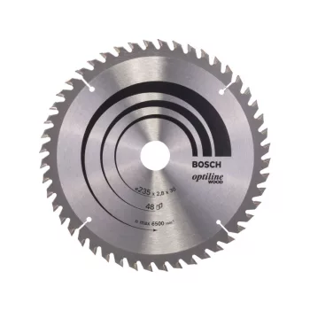   BOSCH Fűrésztárcsa fához 235 x 30/25 x 2,8 mm / 48T Optiline Wood ATB