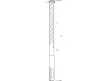 BOSCH 5X Kőzetfúró 11,0 x 210/150 mm négyélű SDS-Plus