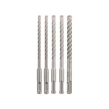   BOSCH 5X Kőzetfúró készlet 5 részes négyélű SDS-Plus (6 / 6 / 8 / 8 / 10 x 160 mm)