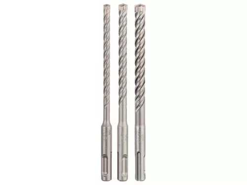 BOSCH 5X Kőzetfúró készlet 3 részes négyélű SDS-Plus (6 / 8 / 10 x 160 mm)