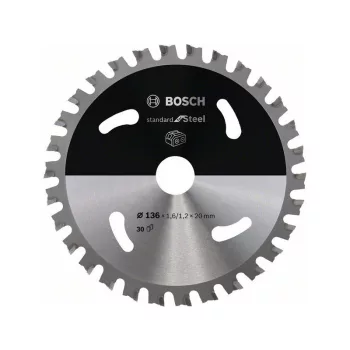   BOSCH Fűrésztárcsa fémhez 136 x 1,6 x 20 mm / 30T Standard for Steel