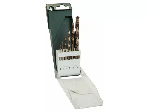 BOSCH Csigafúró készlet 6 részes 2,0-8,0 mm HSS-Co DIN 338