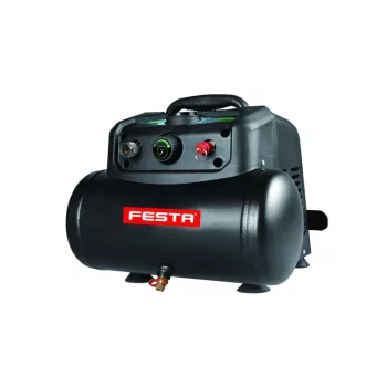 FESTA Elektromos kompresszor 1,1 kW, 6 L (olaj-mentes)