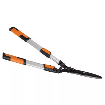   FESTA Sövényvágó olló 230 mm teleszkópos nyél hullámos áttételes