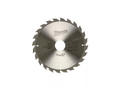 Milwaukee Körfűrészlap  (hordozható gépekhez) 165/30/24  4932399909