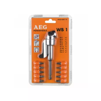 AEG Sarokcsavarozó adapter készlet 11 részes WB1