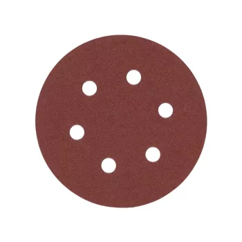   AEG Tépőzáras fíbertárcsa 150 mm / P80 6 lyukas (5 db/cs)