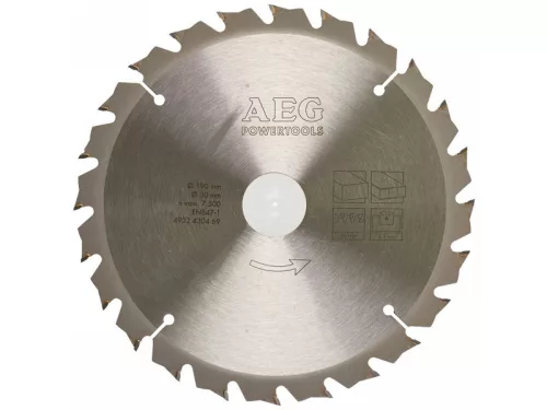 AEG Fűrésztárcsa fához 190 x 30 x 2,2 mm / 24T