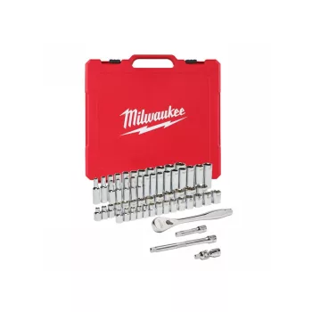   MILWAUKEE Dugókulcs készlet 56 részes 3/8" metrikus és colos