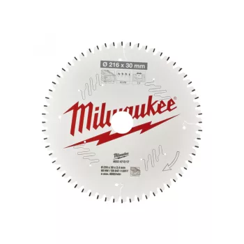   Milwaukee Körfűrészlap gérvágókhoz (Fához) 216x30x2.4x60 ATB NEG. - 1 db 4932471317