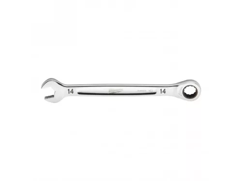 MILWAUKEE Racsnis csillag-villáskulcs 14 mm / 198 mm CrV MAX BITE™