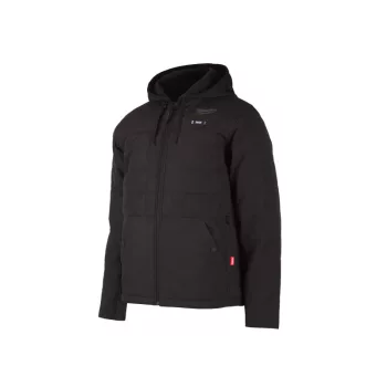   MILWAUKEE Fűthető pufi kabát hibrid L-es M12 HPJBL2-0 (akku + töltő nélkül)