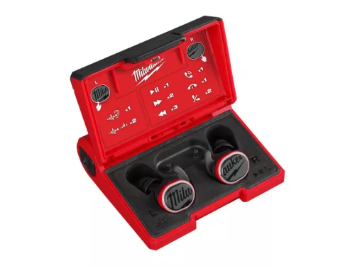 MILWAUKEE L4 RLEPB-301 USB újratölthető hallásvédő füldugók BLUETOOTH funkcióval (3,0Ah/4,0V)