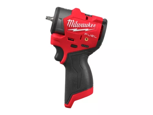 MILWAUKEE Akkus ütvecsavarozó M12 FSCIWF14-0 1/4" négyszög bizt. gyűrűvel (akku + töltő nélkül)