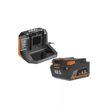   AEG Akkumulátor és töltő szett SET L1840S 18 V / 4,0 Ah Pro Li-ion