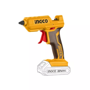   INGCO Akkus ragasztópisztoly 11 mm 20 V (akku és töltő nélkül)