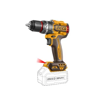   INGCO Akkus ütvefúró-csavarozó 96 Nm szénkefe nélküli 20 V (2 x 4,0 Ah akku + töltő)