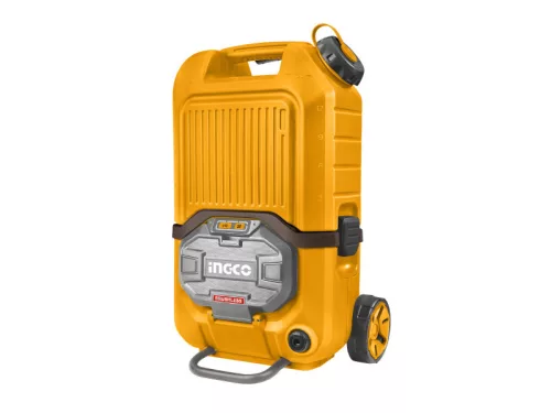 INGCO Akkus magasnyomású mosó 80 bar 15 l tartály szénkefe nélkül 2 x 20 V (akku és töltő nélkül)