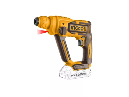 INGCO Akkus ütvefúró 1,5 J SDS-Plus szénkefe nélküli 20 V (1 x 2,0 Ah akku + töltő)