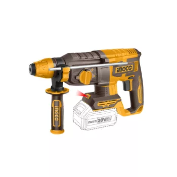   INGCO Akkus kombikalapács 2,5 J SDS-Plus szénkefe nélküli 20 V (2 x 4,0 Ah akku + töltő)