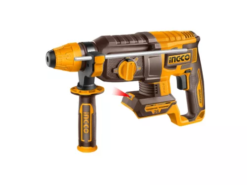 INGCO Akkus kombikalapács 2,5 J SDS-Plus szénkefe nélküli 20 V (2 x 4,0 Ah akku + töltő)