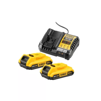   DEWALT XR Akkumulátor és töltő szett 18 V (2 x 2 Ah) DCB1104D2