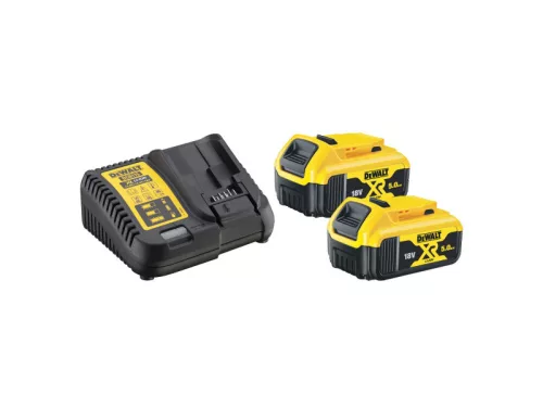 DEWALT XR Akkumulátor és töltő szett (2 x 5 Ah) DCB115P2