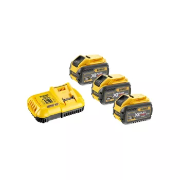   DEWALT FlexVolt Akkumulátor és gyorstöltő szett 18 V (3 x 9 Ah) DCB118X3