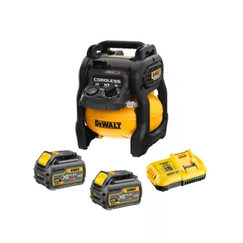   DEWALT Akkus kompresszor 54 V szénkefe nélküli (2 x 6 Ah + töltő) DCC1054T2