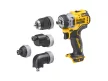 DEWALT Akkus fúrócsavarozó cserélhető fejjel 12 V (akku + töltő nélkül, TSTAK) DCD703NT