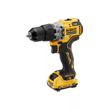   DEWALT Akkus ütvefúró-csavarozó 12 V szénkefe nélküli (2 x 2,0 Ah akku + töltő) DCD706D2