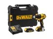 DEWALT Akkus fúrócsavarozó 18 V szénkefe nélküli (2 x 1,5 Ah akku + töltő + TSTAK) DCD708S2T