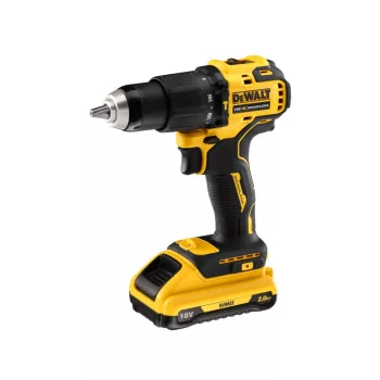   DEWALT Akkus ütvefúró-csavarozó 18 V szénkefe nélküli (2 x 2,0 Ah akku + töltő + TSTAK) DCD709D2T