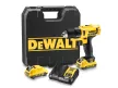 DEWALT Akkus fúrócsavarozó 12 V szénkefe nélküli (2 x 2,0 Ah akku + töltő) DCD710D2