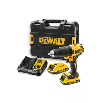   DEWALT Akkus fúrócsavarozó 18 V (2 x 2,0 Ah akku + töltő + TSTAK) DCD777D2T