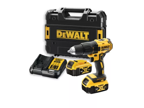 DEWALT Akkus fúrócsavarozó 18 V (2 x 4,0 Ah akku + töltő + TSTAK) DCD777M2T