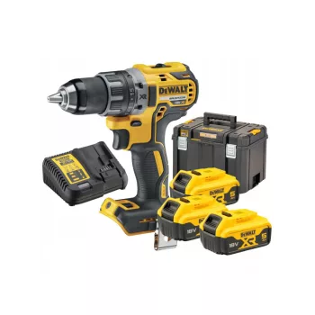   DEWALT Akkus fúrócsavarozó 18 V szénkefe nélküli (3 x 5,0 Ah akku + töltő) DCD791P3A